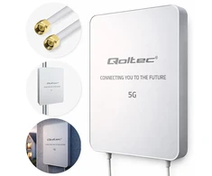 Qoltec antena 5g lte | 16dbi | kierunkowa | zewnętrzna | sma | 3300-3800mhz | wodoodporna | 3m