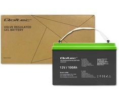 Qoltec Gelio baterija | 12v | 100h | gelis