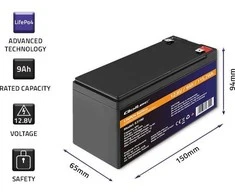 Qoltec Akumuliatorius lifepo4 | 12.8V | 9Ah | 115.2Wh | bms
