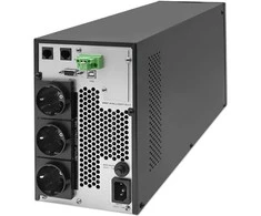 UPS qoltec 52281 2kVA 2000w (dviguba konversija (internetinė)) 3 tinklo lizdai