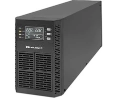 UPS qoltec 52281 2kVA 2000w (dviguba konversija (internetinė)) 3 tinklo lizdai