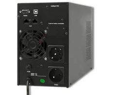 Qoltec 53042 maitinimo šaltinis ups podwójnej konwersji (online) 1 kva 800 w 2 x gniazdo jungiama į tinklą