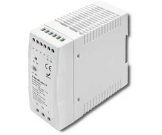 Maitinimo šaltinis skirtas bėgiams din 60w 12v 5a baltas plonas Qoltec
