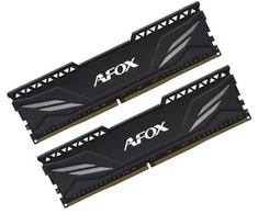 RAM „Afox“ žaidimų DDR4 2x16GB 3200mhz CL16 1. rankinis XMP2 juodas AFLD432PS1CADB