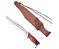 „Cinema Classic CC-H3 Rambo III“ peilis su odiniu dėklu, 425 mm