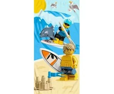 LEGO® Paplūdimio rankšluostis su delfinų raštu (109896) 109896
