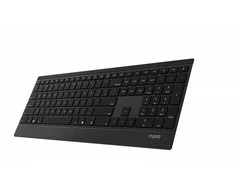 Rapoo Belaidė klaviatūra multi-mode e9500m juoda