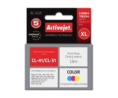 Effiki Activejet ac-41r tusz (zamiennik canon cl-41; premium; 18 ml; spalva)