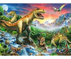 Ravensburger Dėlionė 100 vnt. - Dinozaurų Epoka