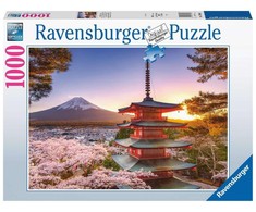 Ravensburger Dėlionė 1000 vnt. - Fidžis ir žydinčios vyšnios