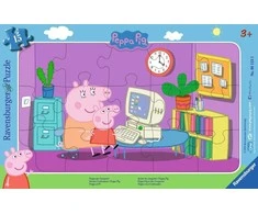 Ravensburger Dėlionė 15 vnt. - Peppa Pig prie kompiuterio