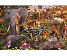 Ravensburger Dėlionė 3000 vnt. - Afrikos gyvūnai