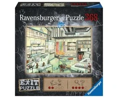 Ravensburger "EXIT" Dėlionė 368 vnt. - Laboratorija