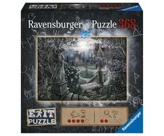Ravensburger EXIT Dėlionė 368 vnt. - Vidurnaktis sode