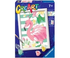 Ravensburger CreArt spalvinimo knygelė vaikams Rožinis flamingas