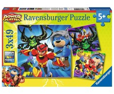 Ravensburger Dėlionė 3x49 vnt. - „Power Players“