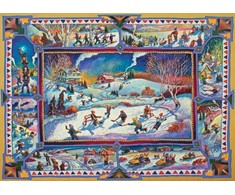 Ravensburger "2D" Dėlionė 1000 vnt. - Kanados žiema