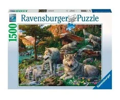 Ravensburger Dėlionė 1500 vnt. - Pavasario vilkai