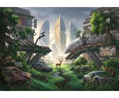 Ravensburger EXIT Dėlionė 368 vnt. - Apleistas miestas