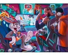 Ravensburger "2D" Dėlionė 300 vnt. - Kosminės rungtynės