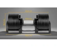 REBEL ACTIVE automatinis ketaus hantelis, 36 kg, 2kg žingsniai