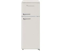 Šaldytuvas Ravanson LKK-210RC (545mm x 1470mm x 585mm, 157l, A++ klasė, kreminės spalvos)