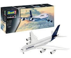 Revell Plastikinis „Airbus A380-800 Lufthansa“ modelis, naujas dažymas