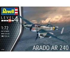 Revell 03798 Arado Ar 240 1/72 plastikinis surenkamas lėktuvo modelis