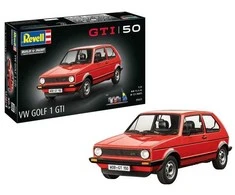 Revell 50 metų Volkswagen Golf 1 GTI 1/24 surenkamas dovanų rinkinys