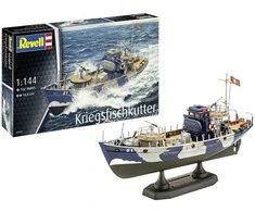 Revell KFK Kriegsfischkutter 1:144 surenkamas plastikinis laivo modelis 05242