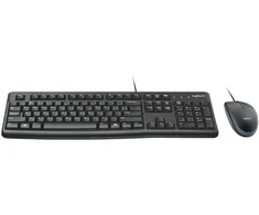 Rinkinys Klaviatūra ir pelė logitech mk120 920-002562 (membraninė; usb 2.0; (us); spalva juoda; optinė; 1000 dpi)