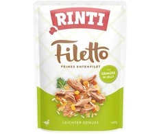 RINTI Filetto antiena fillet with vegetables – drėgnas ėdalas šunims – 100g
