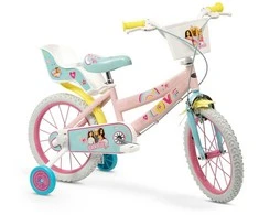 Vaikiškas Dviratis - Barbie Toimsa 16" Rožinė