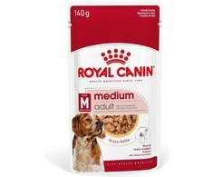Royal canin shn medium adult w sosie - mokra maistas šuniui dorosłego - 10x140 g