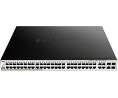 Šakotuvas D-Link DGS-1210-52mp 48ge poe+ 4sfp jungiklis