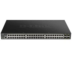 Šakotuvas D-Link Komutatorius dgs-1250-52xmp 48ge poe+ 4sfp+