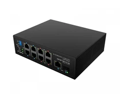 Šakotuvas Lanberg switch light industrial POE 4xBT 4xAT SFP+ETH DIN niezarządzalny fast ethernet