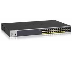 Šakotuvas Netgear Išmanusis jungiklis gs728tpp išmanusis jungiklis 24xge poe+ 4xsfp
