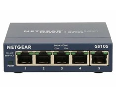 Šakotuvas Netgear Nevaldomas jungiklis su 5xge - gs105ge