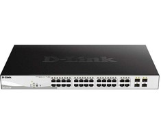 Šakotuvas D-Link DGS-1210-28P 24GE POE 4SFP jungiklis