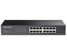 Šakotuvas Przełącznik mercusys 16-port gigabit desktop/rackmount switch port: 16× gigabit rj45 jungtys ms116gs