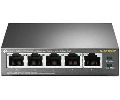 Šakotuvas TP-Link Przełącznik sf1005p 5 x fe (4x poe)