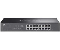 Šakotuvas TP-LINK Omada ES216G valdomas tinklo adapteris L2 gigabito ethernetui (10/100/1000), juodas