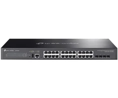 Šakotuvas TP-Link Omada SG5428X tinklo komutatorius Valdomas L3 Gigabit Ethernet (10/100/1000) Juodas