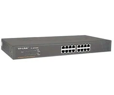 Šakotuvas Switch tp-link tl-sf1016 nie zarządzany fast ethernet (10/100) 1u juoda