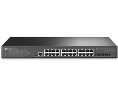 Šakotuvas TP-Link 24-PORT GIGABIT MANAGED SWITCH - WITH 4 10GE SFP+ SLOTS