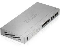 Šakotuvas Zyxel gs1008-hp 8 port gigabit poe+ nevaldomas darbalaukio jungiklis 60w