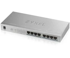 Šakotuvas Zyxel gs1008-hp 8 port gigabit poe+ nevaldomas darbalaukio jungiklis 60w