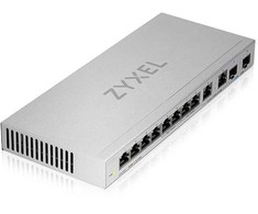 Šakotuvas Zyxel Przełącznik 12 prievadų gigabitų nevaldomas jungiklis su 8 prievadų 1g + 2 prievadų 2,5g + 2 prievadų sfp+ xgs1010-12-zz0102f