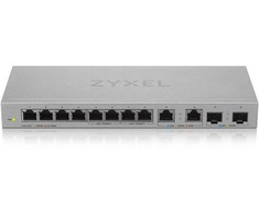 Šakotuvas Zyxel Przełącznik 12 prievadų gigabitų nevaldomas jungiklis su 8 prievadų 1g + 2 prievadų 2,5g + 2 prievadų sfp+ xgs1010-12-zz0102f
